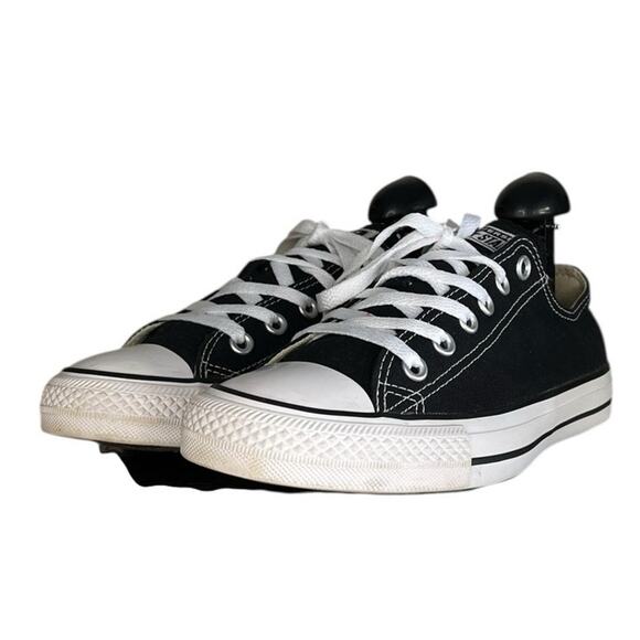 Unisex Converse Chuck Taylor All Star Ox M9166 Canvas Sneaker Size M7/W9 Black - Picture 2 of 6